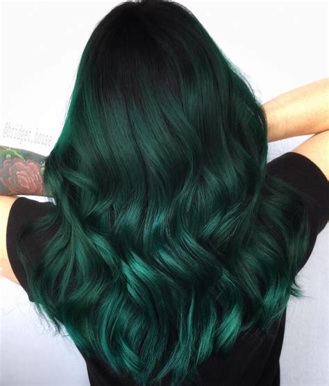 Dark green hair color. Things To Know About Dark green hair color. 
